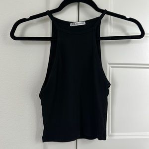 Zara Racerback Cropped Tank